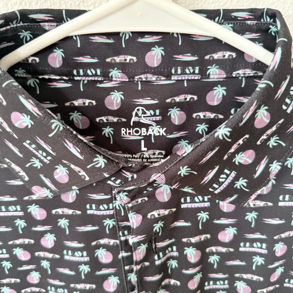 ⛳️ Rhoback Golf Polo - Size Large - Picture 3 of 4